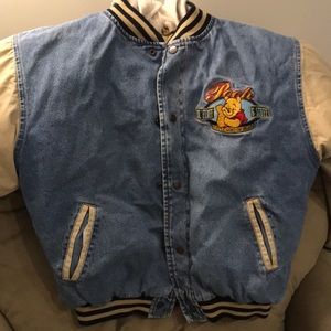 Winnie the Pooh denim embroidered jacket